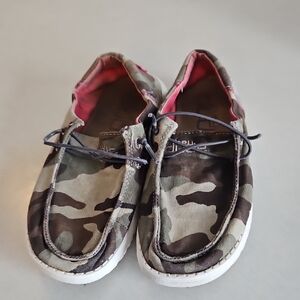 Hey Dude Wendy Youth Funk Camo